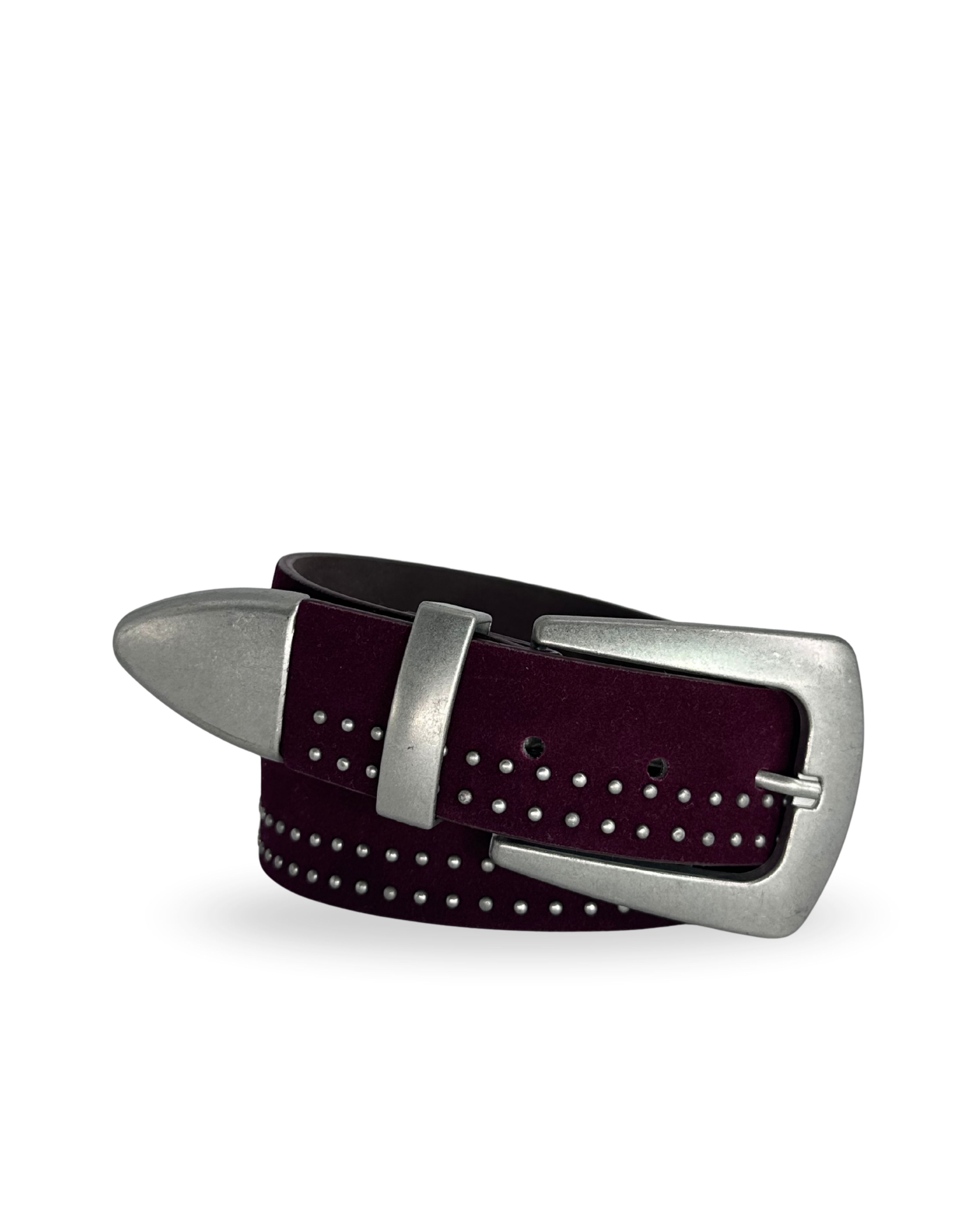 Velour Studded Belt